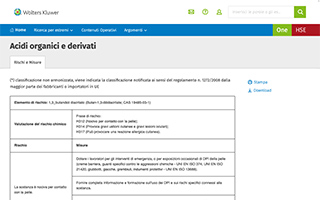 Contenuti operativi: Rischi e misure